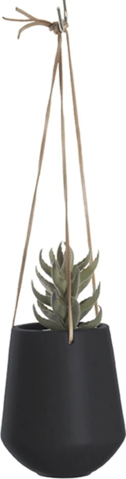 PRESENT TIME Hängetopf "Skittle" Medium, Matt Schwarz