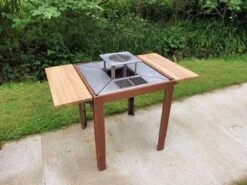 Feuerschale / Grilltisch "Calido", Höhe 90 Cm -Pflanzensamen Rabatt prima terra feuerschale grilltisch calido 1671811 de