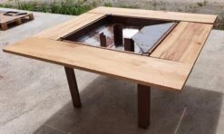 Feuerschale / Grilltisch "Calido", Höhe 90 Cm -Pflanzensamen Rabatt prima terra feuerschale grilltisch calido 1671812 de