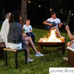 Feuerschale / Grilltisch "Calido", Höhe 90 Cm -Pflanzensamen Rabatt prima terra feuerschale grilltisch calido 1671822 de