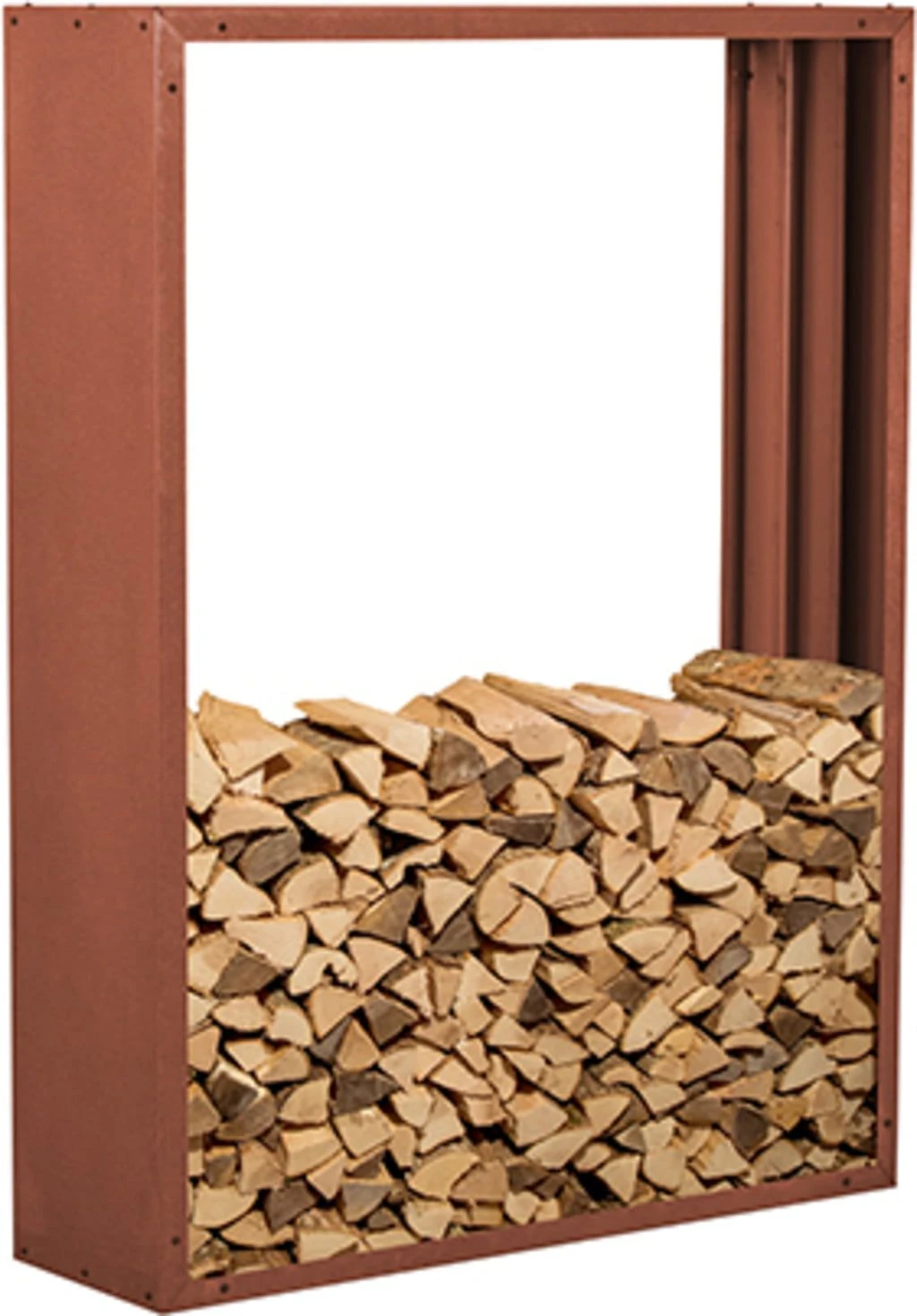 Kaminholzregal Edelrost, 158 X 118 Cm 6 Kaminholzregal Edelrost, 158 X 118 Cm – Bild 4