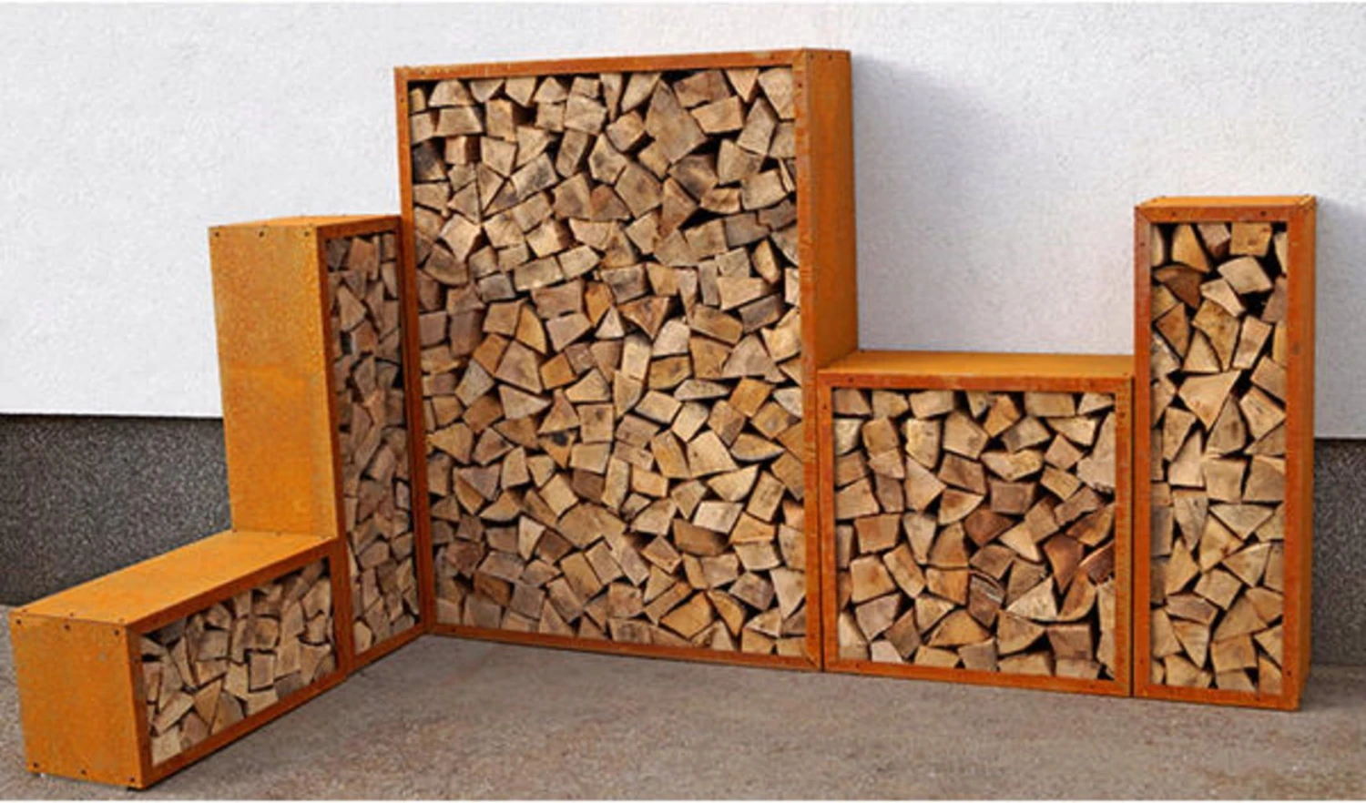 Kaminholzregal Edelrost, 158 X 118 Cm 7 Kaminholzregal Edelrost, 158 X 118 Cm – Bild 5