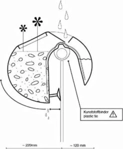 Balkongefäß "Balconismo" -Pflanzensamen Rabatt rephorm balkongefaess balconismo 1 st 1677570 de