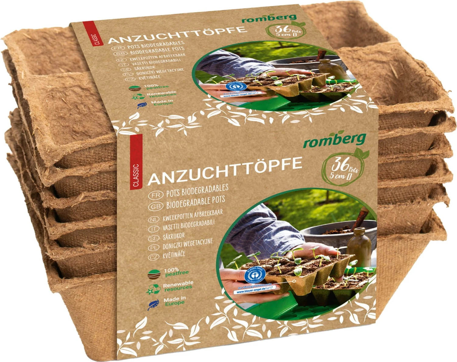 36 Anzuchttöpfe 5 Cm - 6 Strips à 6 Töpfe 4 36 Anzuchttöpfe 5 Cm - 6 Strips à 6 Töpfe – Bild 2