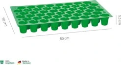 Multitopf-Platte 51 Töpfe - 50x30 Cm -Pflanzensamen Rabatt romberg multitopf platte 51 toepfe 50x30 cm 1670842 de
