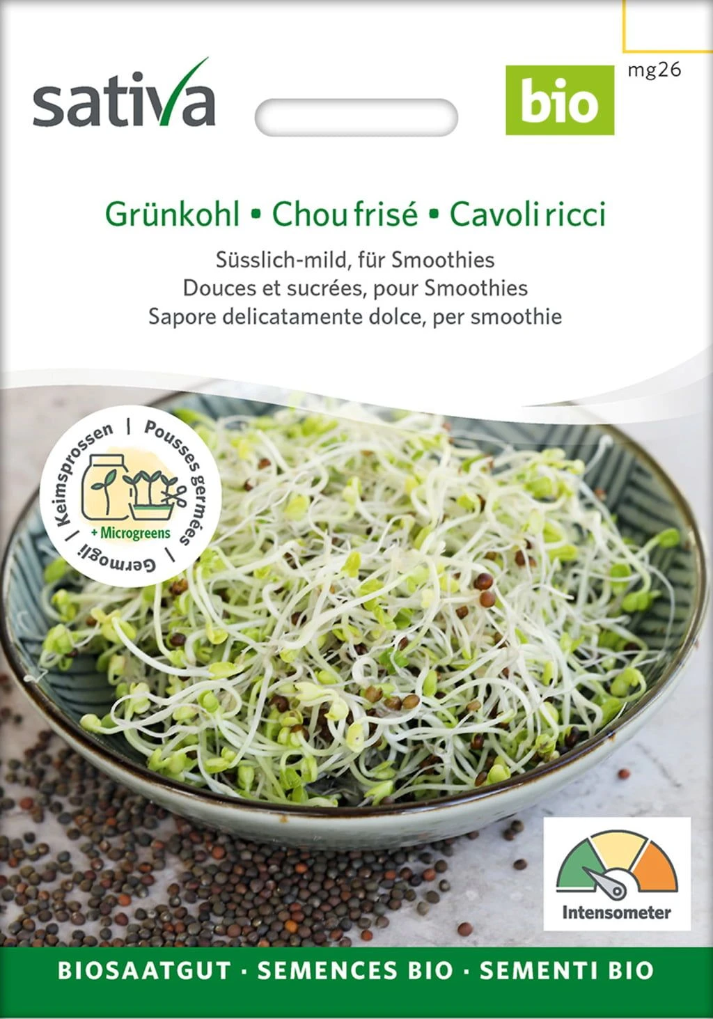 Bio Keimsprossen "Grünkohl" 3 Bio Keimsprossen "Grünkohl"