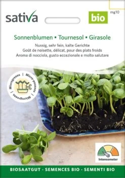 Bio Keimsprossen "Sonnenblumen" -Pflanzensamen Rabatt sativa bio keimsprossen sonnenblumen 1683182 de