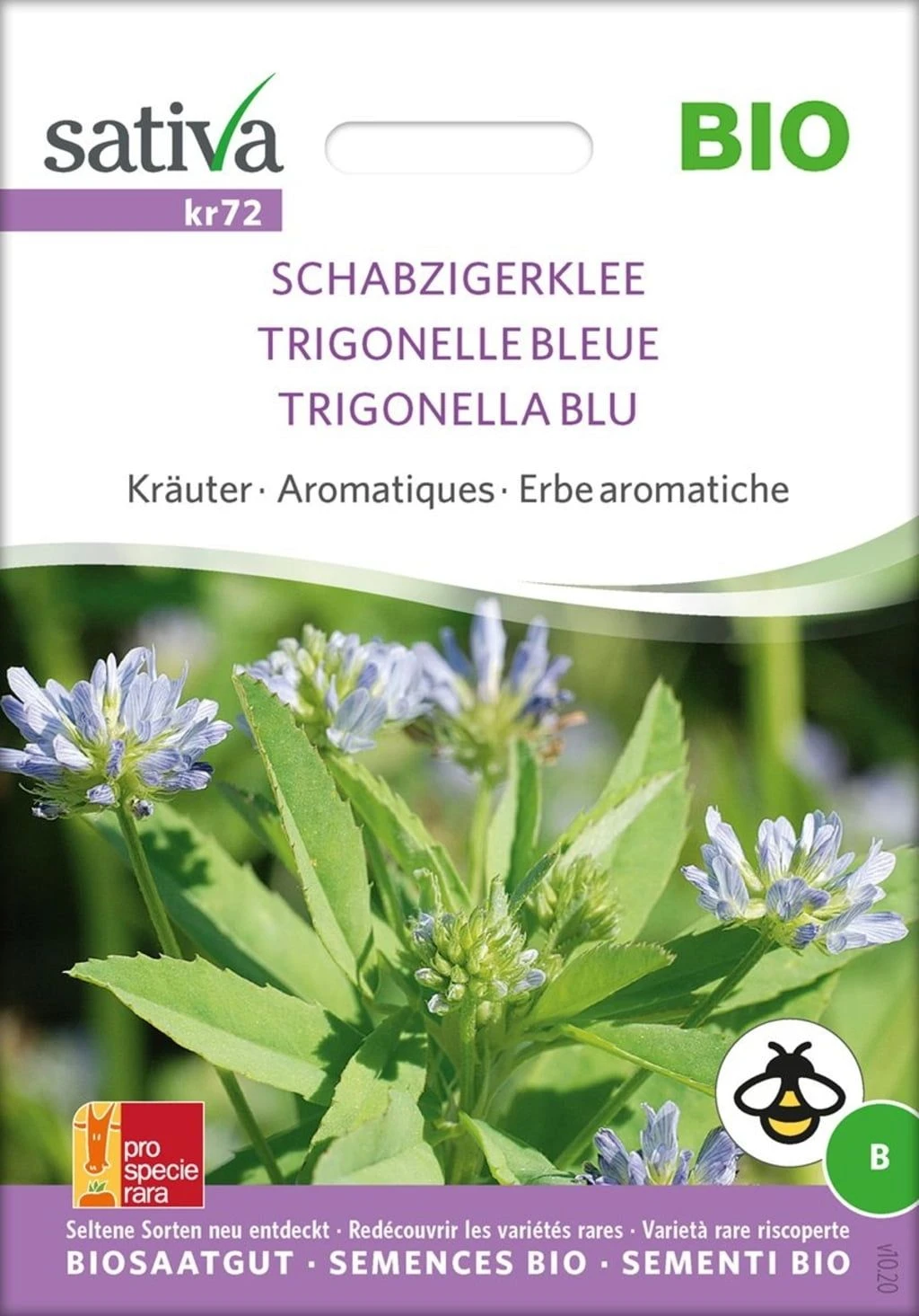 Bio Kräuter "Schabzigerklee" 3 Bio Kräuter "Schabzigerklee"