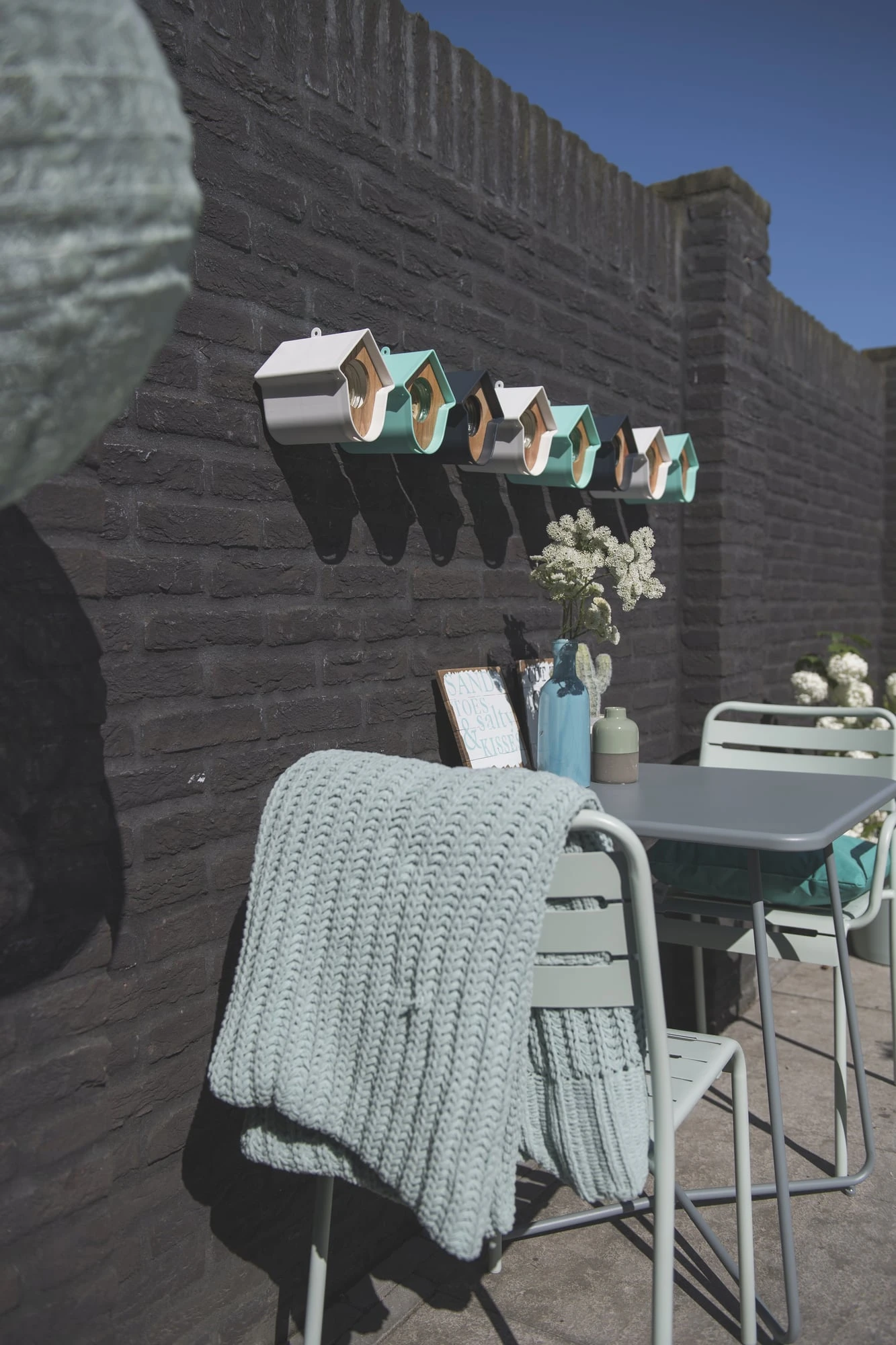 Vogelfütterer Evie, Grau 3 Vogelfütterer Evie, Grau