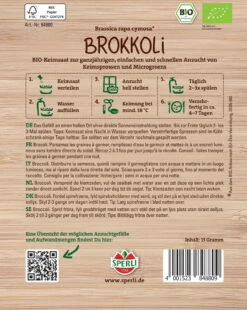 Bio Keimsprossen Brokkoletti, 15 G -Pflanzensamen Rabatt sperli bio keimsprossen brokkoletti 15 g 1117263 de