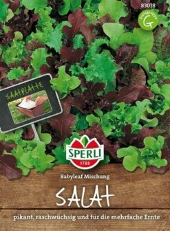 Mini-Salatmischung Babyleaf, 1 Saatscheibe