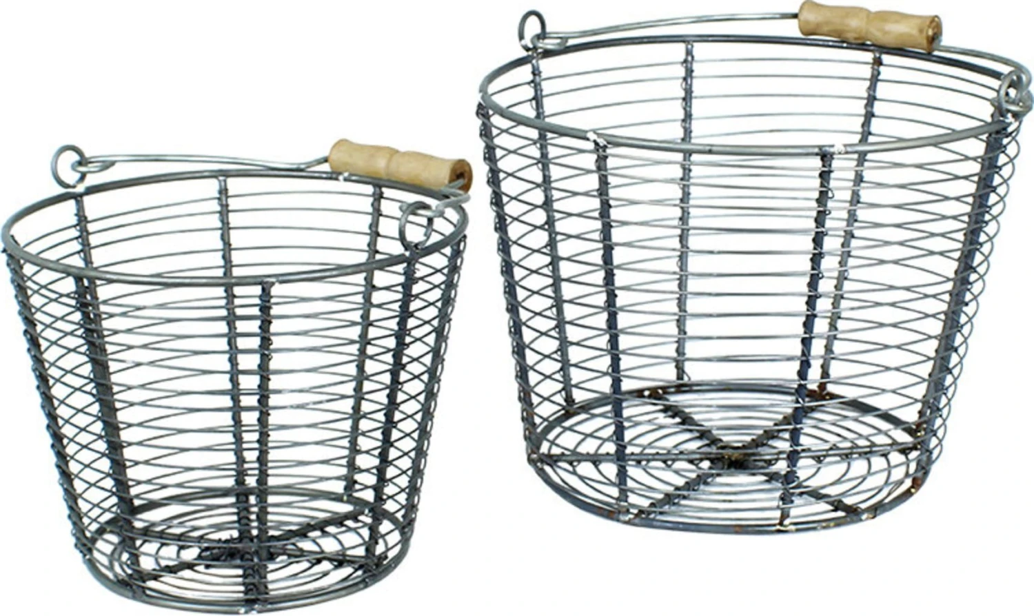 Drahtkorb Mit Griff - Kegelform, L 4 Drahtkorb Mit Griff - Kegelform, L – Bild 2