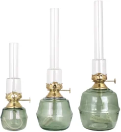 Petroleumlampe "Majken" Large, Grün