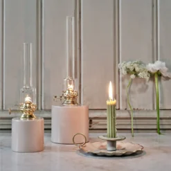 Petroleumlampe Straight "Beige", Small