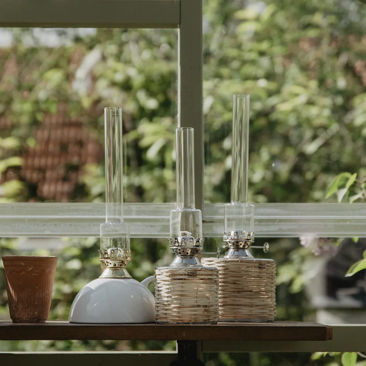 Petroleumlampe "Wood Nickel", Large 3 Petroleumlampe "Wood Nickel", Large