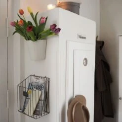 Zeitungskorb Zink -Pflanzensamen Rabatt stroemshaga zeitungskorb zink 1 stk 1293872 de