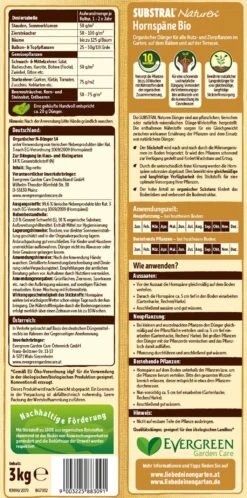 BIO Hornspäne, 3 Kg -Pflanzensamen Rabatt substral naturen bio hornspaene 3 kg 1665415 de