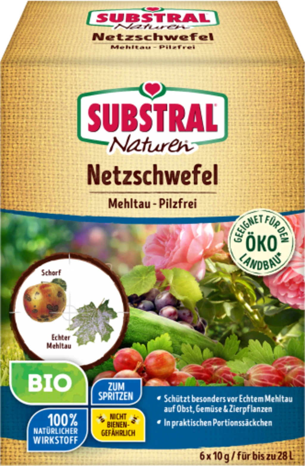 Netzschwefel, 60 G - Reg. Nr. 2632-02 3 Netzschwefel, 60 G - Reg. Nr. 2632-02