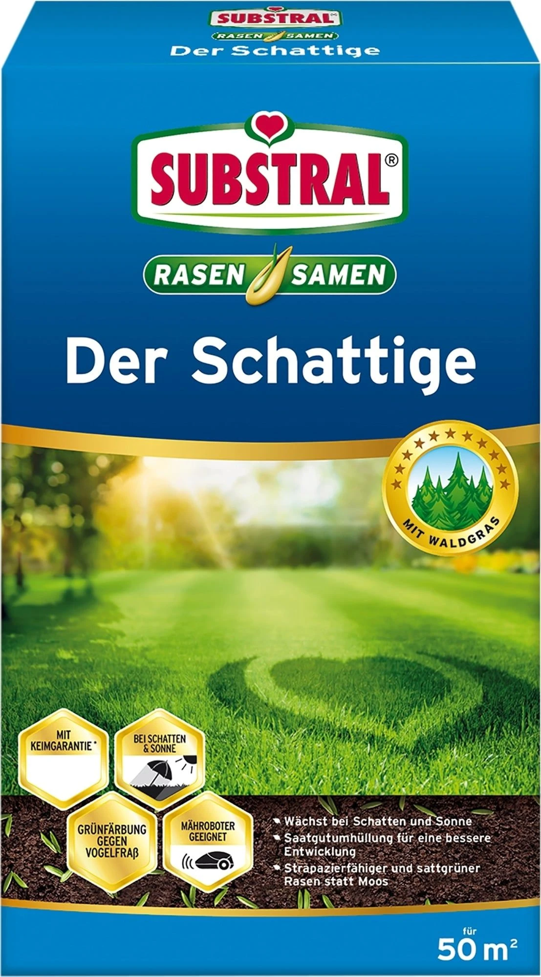 Rasen "Der Schattige", 1 Kg 3 Rasen "Der Schattige", 1 Kg
