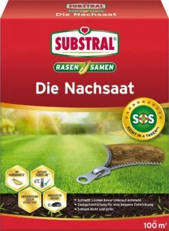 Rasen "Die Nachsaat", 2 Kg -Pflanzensamen Rabatt substral rasen die nachsaat 2 kg 783839 de