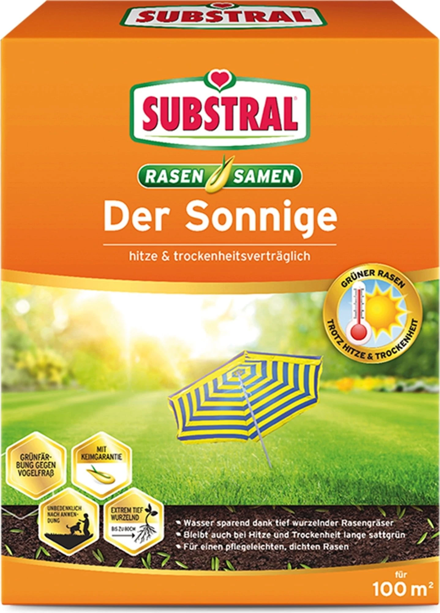 Rasensamen Der Sonnige, 100 M² (2,25 Kg) 3 Rasensamen Der Sonnige, 100 M² (2,25 Kg)