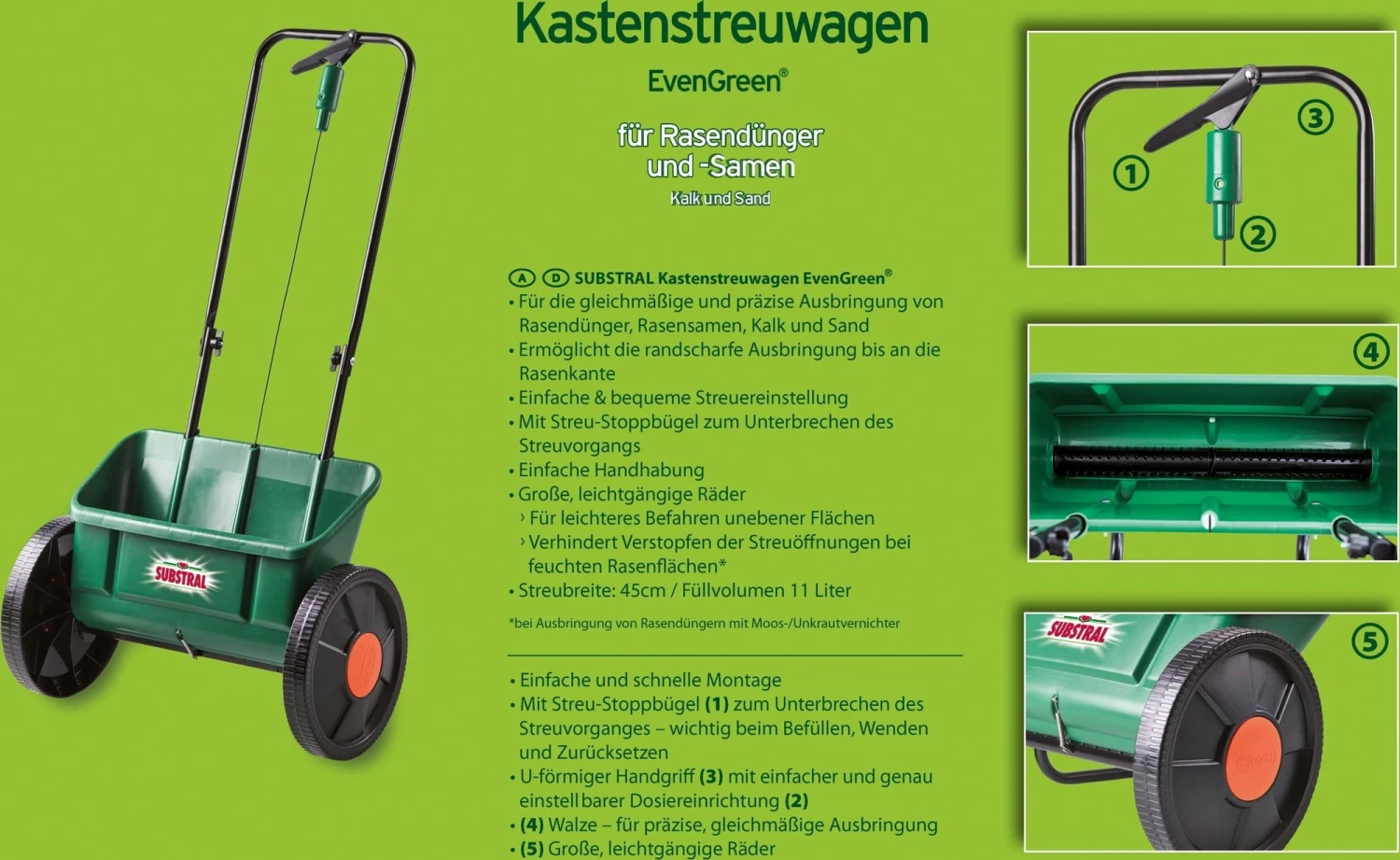 Universal Kastenstreuwagen EvenGreen 4 Universal Kastenstreuwagen EvenGreen – Bild 2