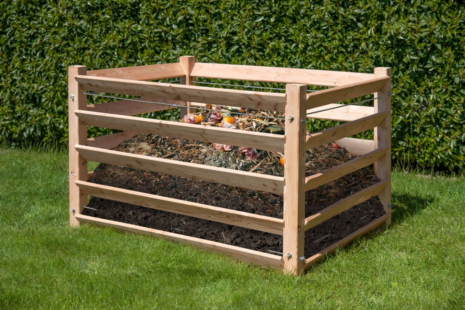 Komposter Lärche, 130 X 100 X 80 Cm 5 Komposter Lärche, 130 X 100 X 80 Cm – Bild 3