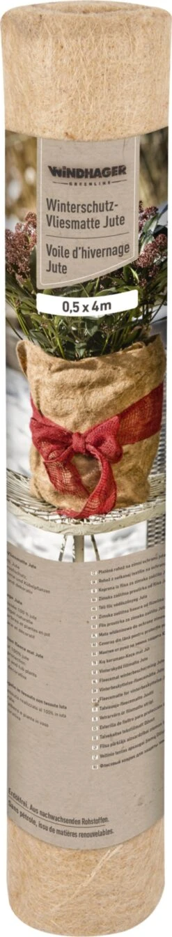 Windhager Jute Winterschutz-Vliesmatte Öko, 0,5 X 4 M -Pflanzensamen Rabatt windhager jute winterschutz vliesmatte oeko 05 x 4 m 1676018 de