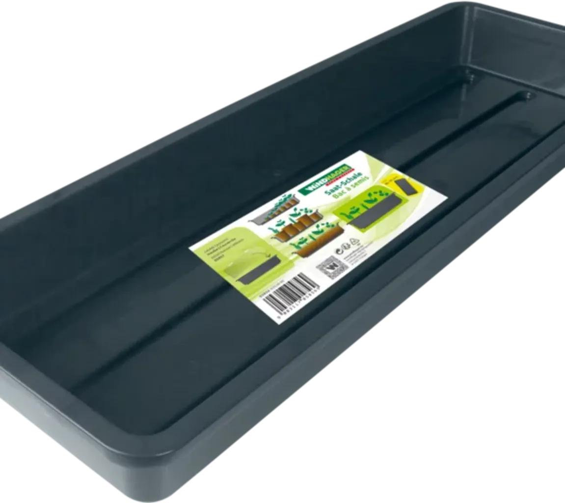 Windhager Saat-Schale 58x19x6cm, Schiefergrau 4 Windhager Saat-Schale 58x19x6cm, Schiefergrau – Bild 2