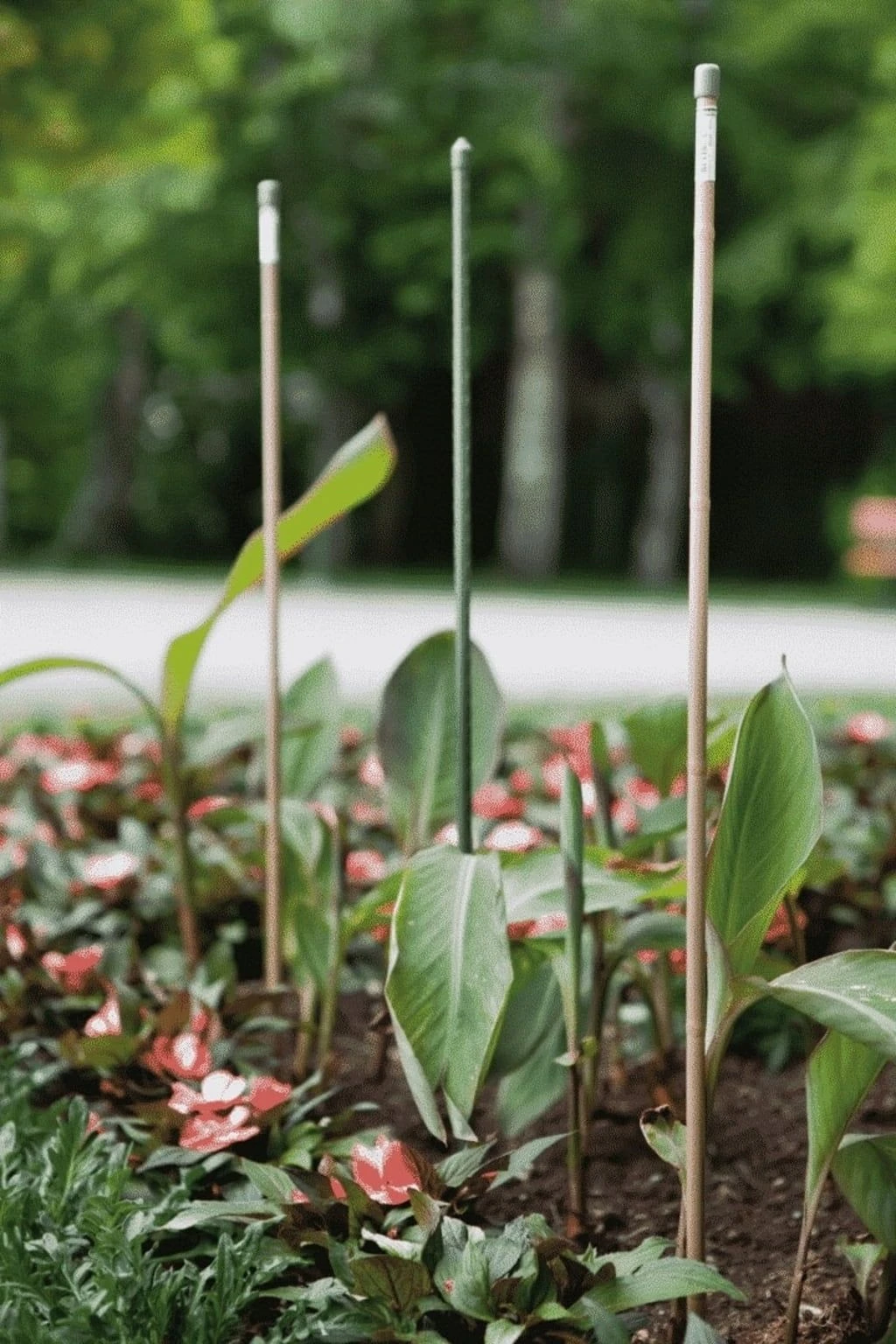 Windhager Stahlpflanzstab 10er-Set "Grün", 90 Cm 6 Windhager Stahlpflanzstab 10er-Set "Grün", 90 Cm – Bild 4